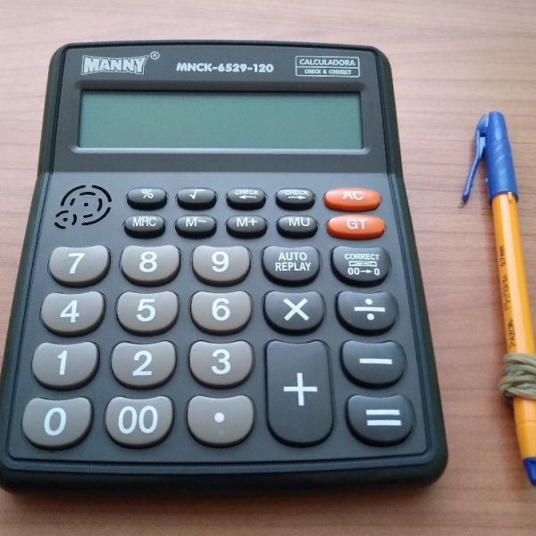 CALCULADORA MANNY MINCKY-6529-120 12DIG ESC