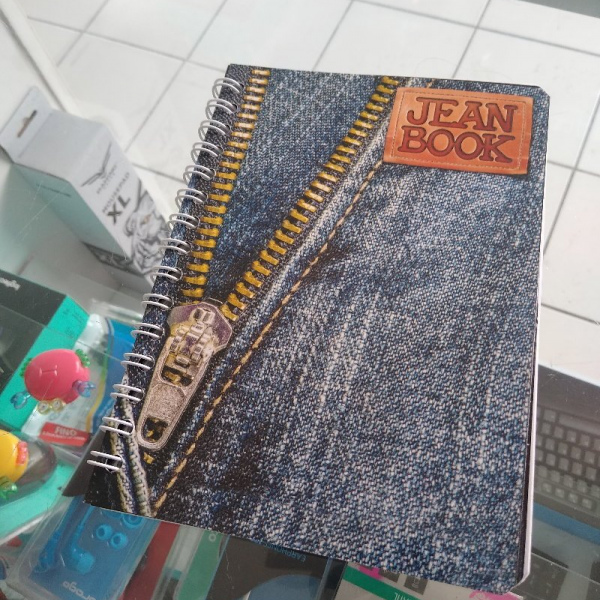 CUADERNO FF. ESP RAYA  100HJS JEAN BOOK