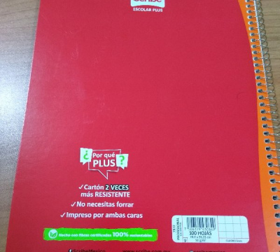 CUADERNO PROF. ESP. C/5 100HJS 7872