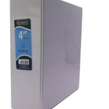 CARPETA BCA T/C 4" C/VENTANA