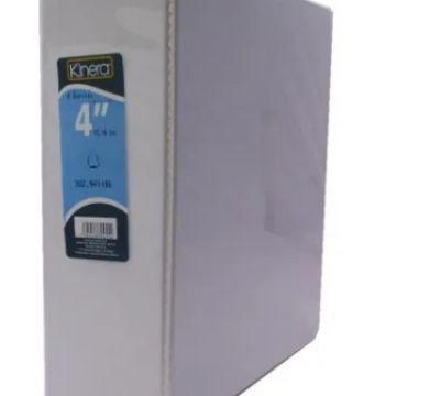 CARPETA BCA T/C 4" C/VENTANA