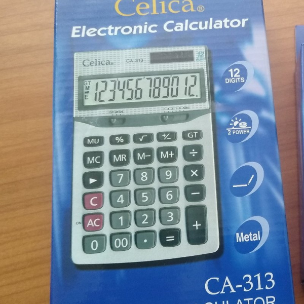 CALCULADORA CELICA 12DIG METAL CA-313
