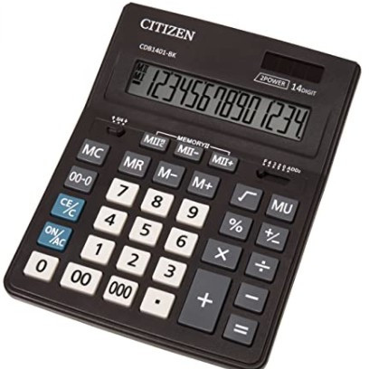 CALCULADORA CITIZEN ESC 14DIG CDB1401-BK