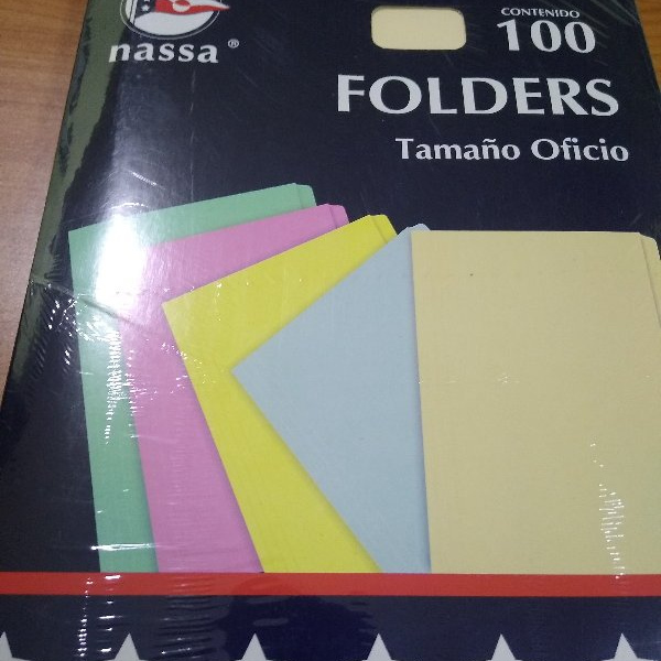 FOLDER NASSA CREMA T/O C/100