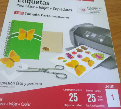 ETIQUETA JANEL J-5163 5.1X10.2  LASER C25