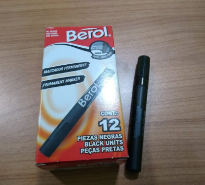 MARCADOR PERMANENTE BEROL COLORES GSO PZA