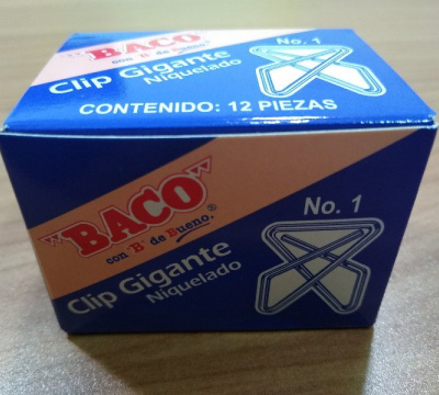 CLIP BACO MARIPOSA NO.1 GRANDE