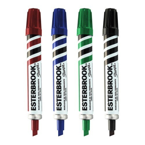 MARCADOR PERMANENTE ESTERBROOK ROJO