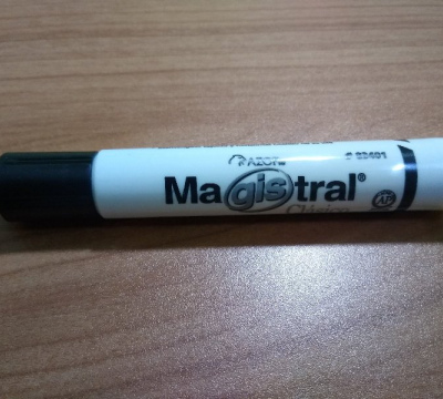 MARCADOR PARA PINTARRON MAGISTRAL NEGRO