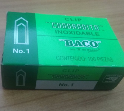 CLIP BACO CUADRADITO NO.1