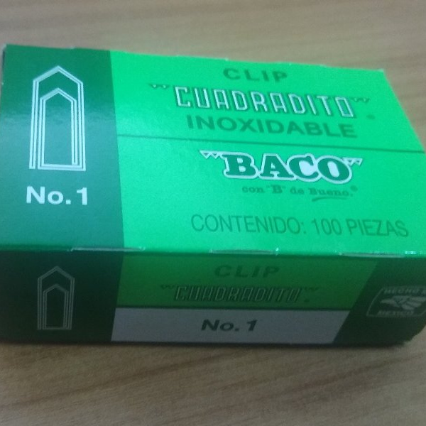 CLIP BACO CUADRADITO NO.1