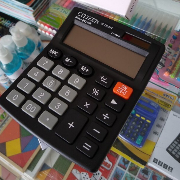 CALCULADORA CITIZEN SEMI ESC 12DIG SDC-812NR
