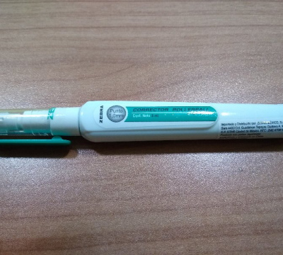 CORRECTOR TIPO PLUMA ZEBRA 