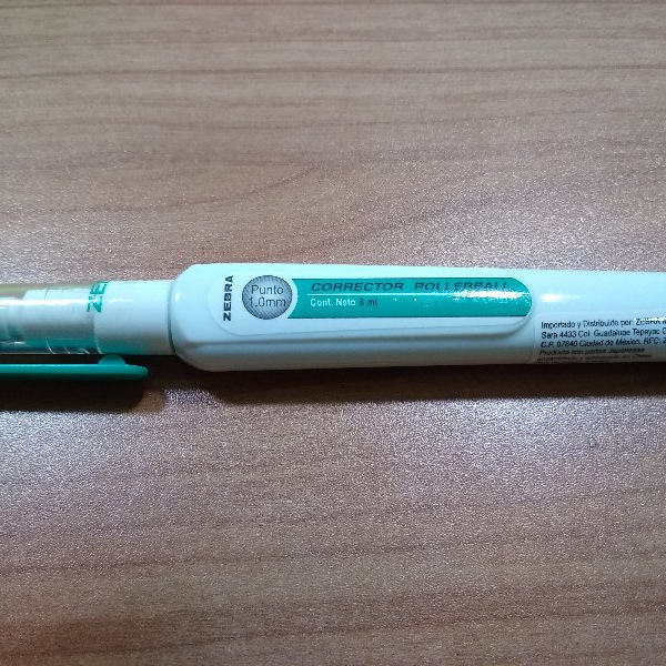 CORRECTOR TIPO PLUMA ZEBRA 