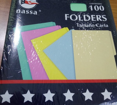 FOLDER NASSA VERDE T/C C/100