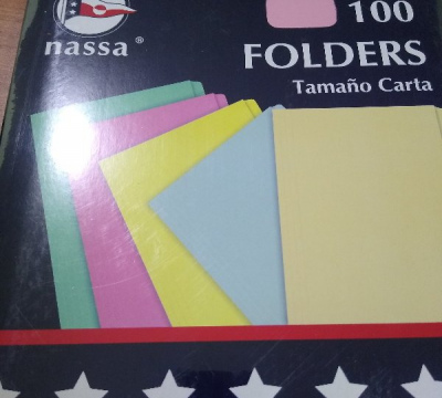 FOLDER NASSA ROSA T/C C/100