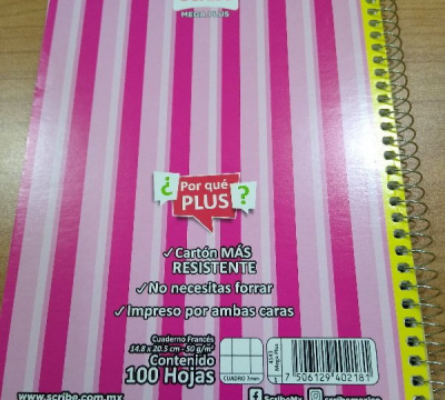 CUADERNO FF. ESP C-7 100HJS 4543