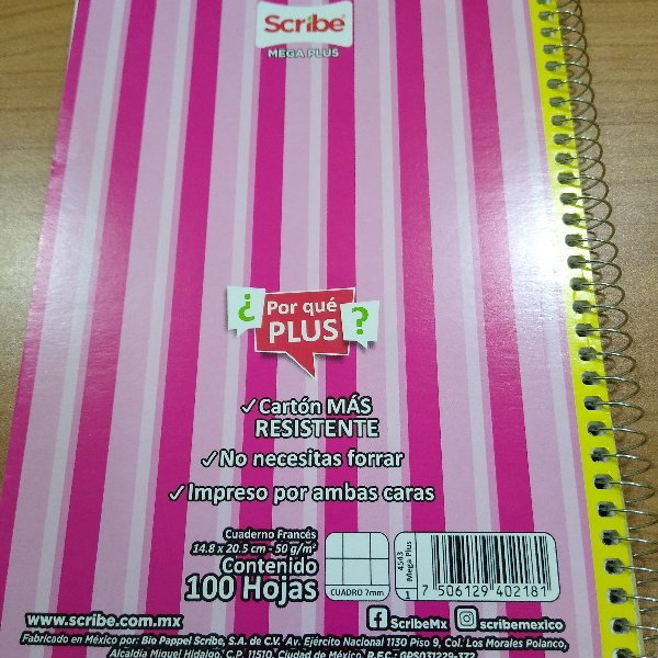 CUADERNO FF. ESP C-7 100HJS 4543